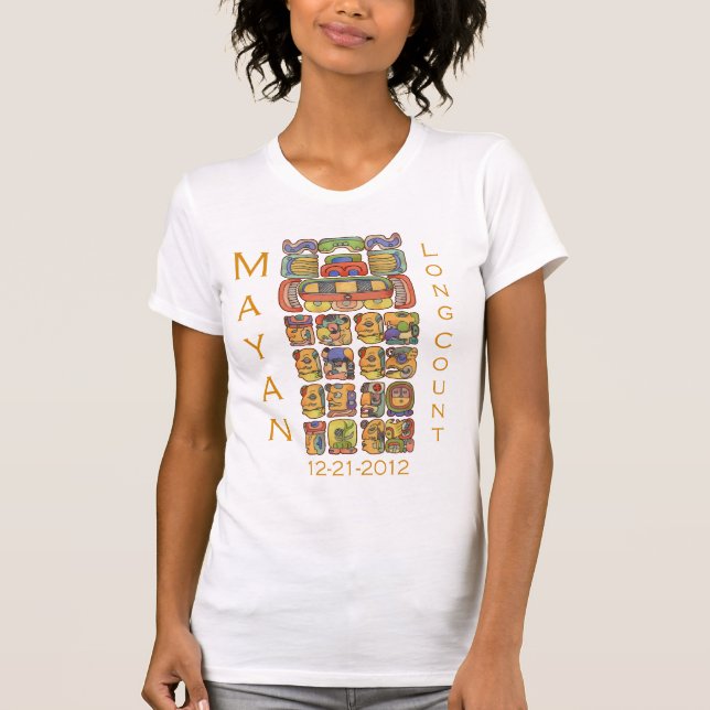 Mayan Calendar 12-21-2012 T-Shirt (Front)
