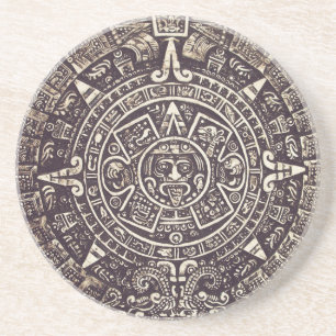 Mayan Calendar Art coaster