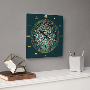 Mayan Calendar Clock with Mayan Numbers