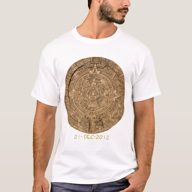 Mayan-Calendar-date-dark T-Shirt (Front)