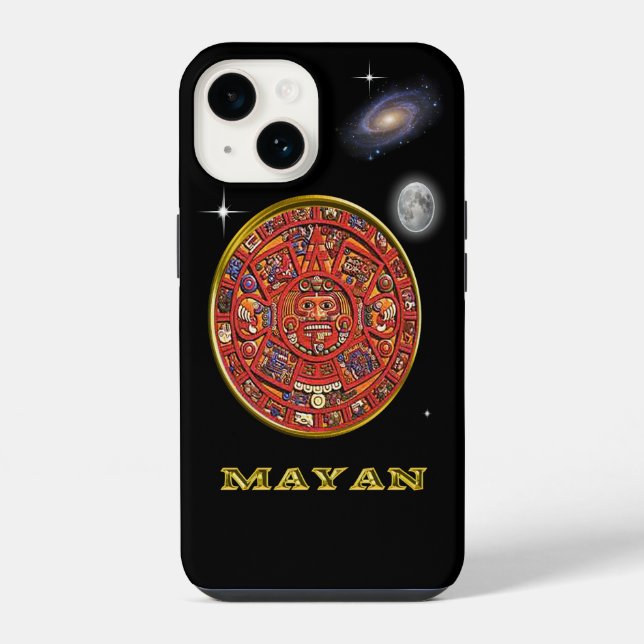 Mayan  calendar iPhone case (Back)