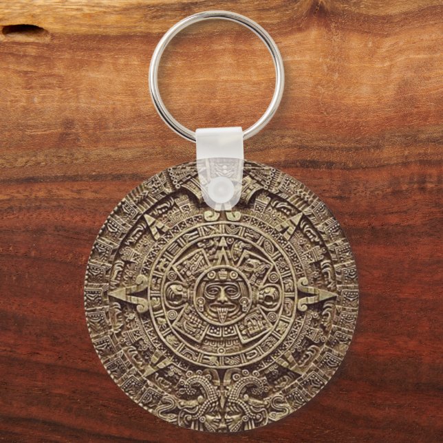 Mayan Calendar Key Ring (Front)