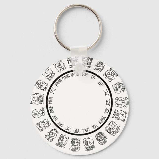 mayan-calendar key ring (Front)