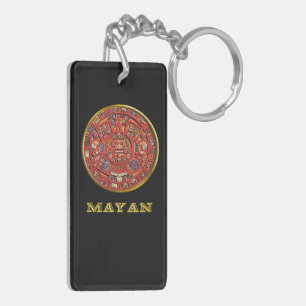 Mayan  calendar key ring