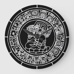 Mayan Calendar Large Clock