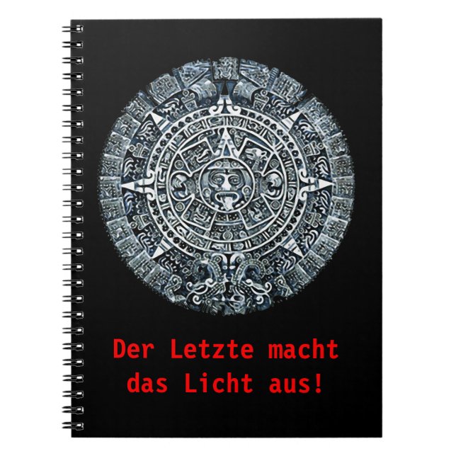 Mayan Calendar / Maya Kalender Notebook (Front)