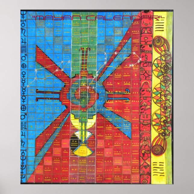 MAYAN CALENDAR, "MAYAN CALENDAR" POSTER (Front)