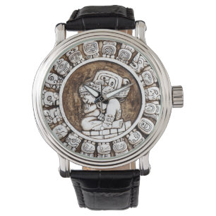 Mayan Calendar Mens Watch