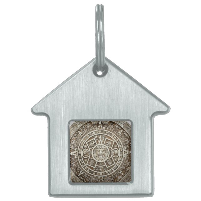 Mayan Calendar Pet ID tag (Front)