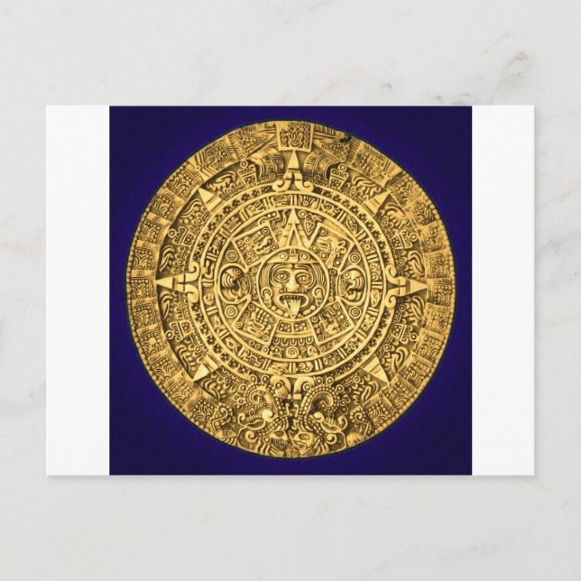 mayan calendar postcard (Front)