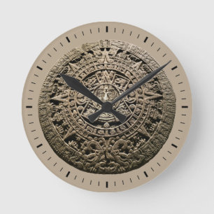 Mayan Calendar Round Clock