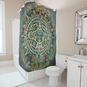 Mayan Calendar Shower Curtain