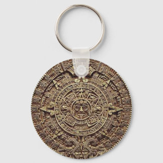 Mayan Calendar Stone 12.21.2012 Key Ring