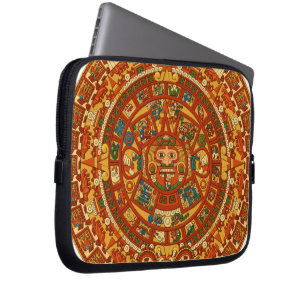 'Mayan Calendar Stone' Laptop Sleeve