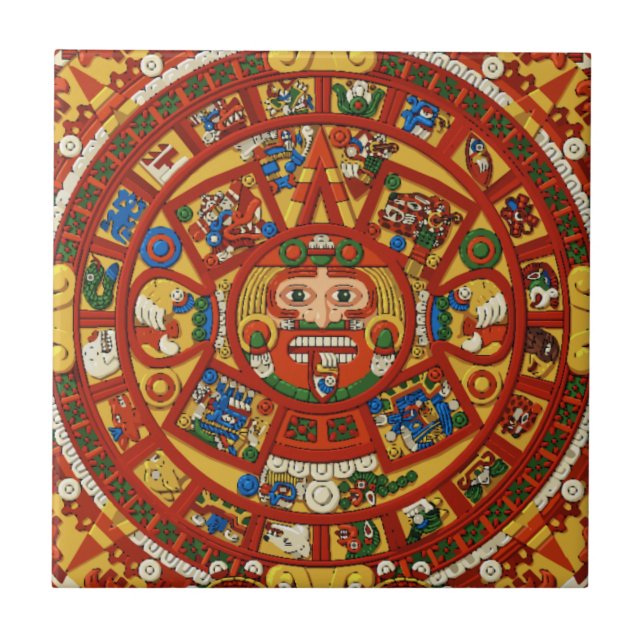 Mayan Calendar Trivit Tile (Front)