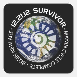 Mayan Calender End of the World 2012 Square Sticker