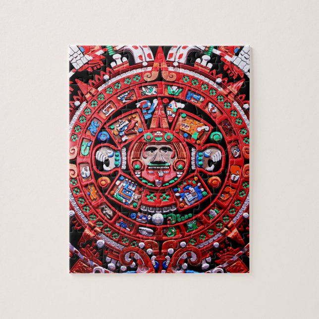 Mayan Calender Jigsaw Puzzle (Vertical)