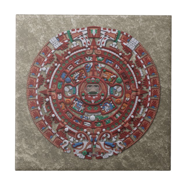 Mayan Calender Tile (Front)