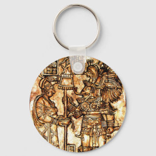 Mayan Carving Photo Series #1 Key Ring