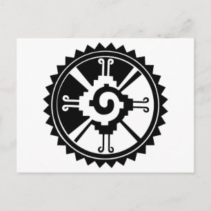 Mayan Deity Symbol Hunab Ku Postcard
