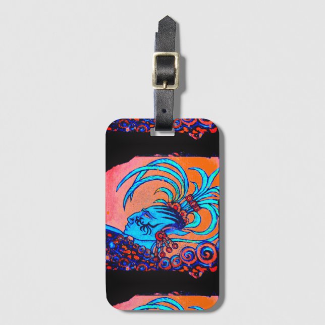 Mayan Elf: Defiance Luggage Tag (Front Vertical)