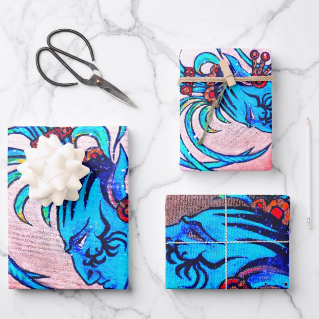 Mayan Elf: Defiance Wrapping Paper Sheet (Front)