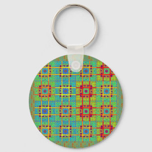 Mayan ethnic tribal pattern.jpg key ring