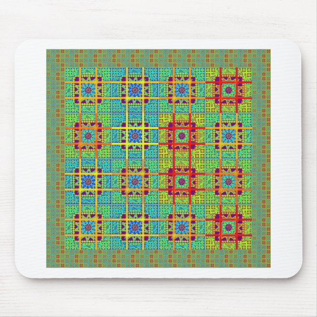 Mayan ethnic tribal pattern.jpg mouse pad (Front)
