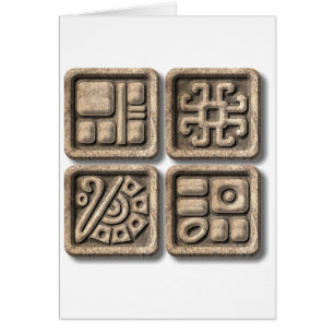 Mayan Glyphs-stone