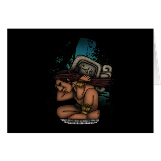 Mayan God (Front Horizontal)