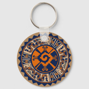 Mayan Hunab Ku Key Ring