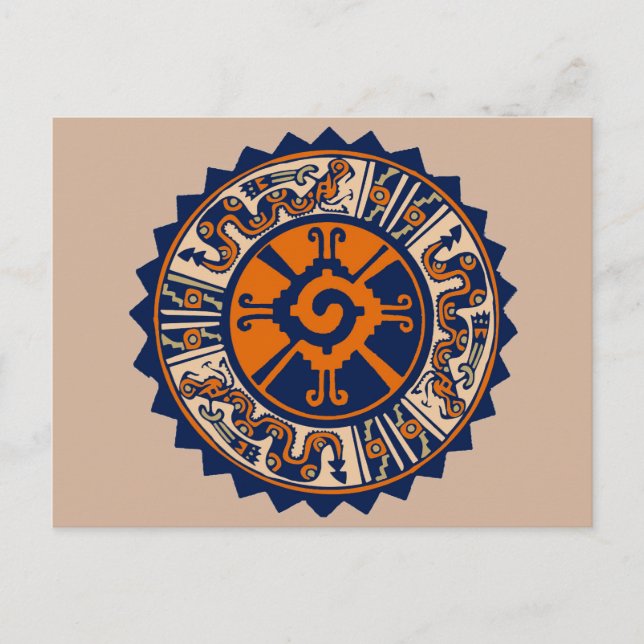 Mayan Hunab Ku Postcard (Front)