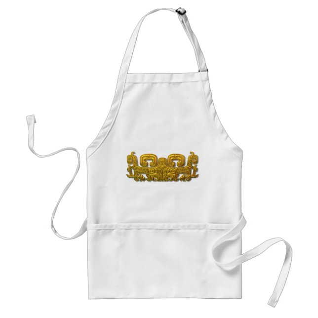 Mayan Jaguar - Gold Standard Apron (Front)