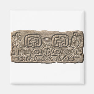 Mayan Jaguar-stone Magnet