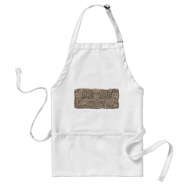 Mayan Jaguar-stone Standard Apron (Front)