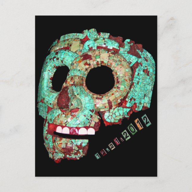 Mayan Mask-2012 Postcard (Front)
