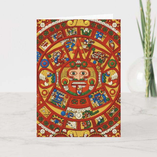 Mayan Maya Aztec Symbol - Customisable Card! Card (Front)