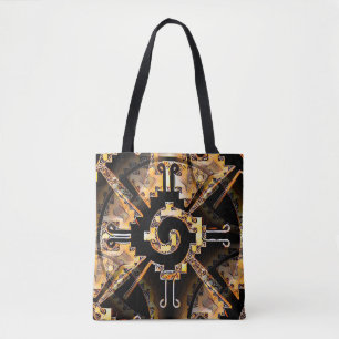 Mayan Native Hunab Ku Tote Bag