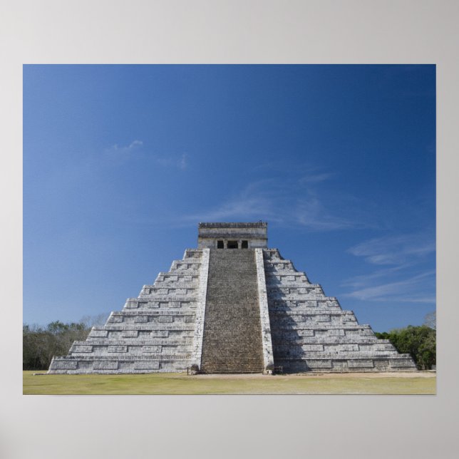 Mayan Pyramid, Morning in March Poster (Front)