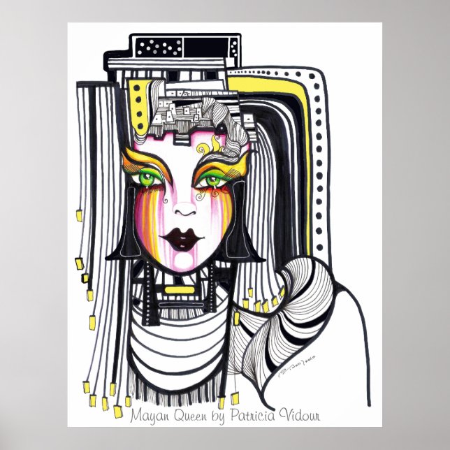 Mayan Queen Poster (Front)