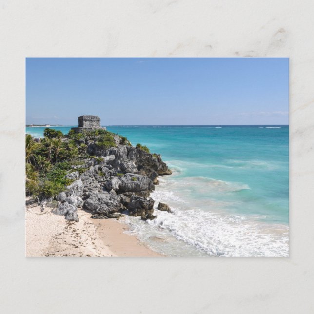 Mayan Ruins in Tulum Mexico Postcard (Front)