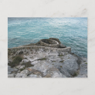 Mayan Ruins, Isla Mujeres, Mexico Postcard