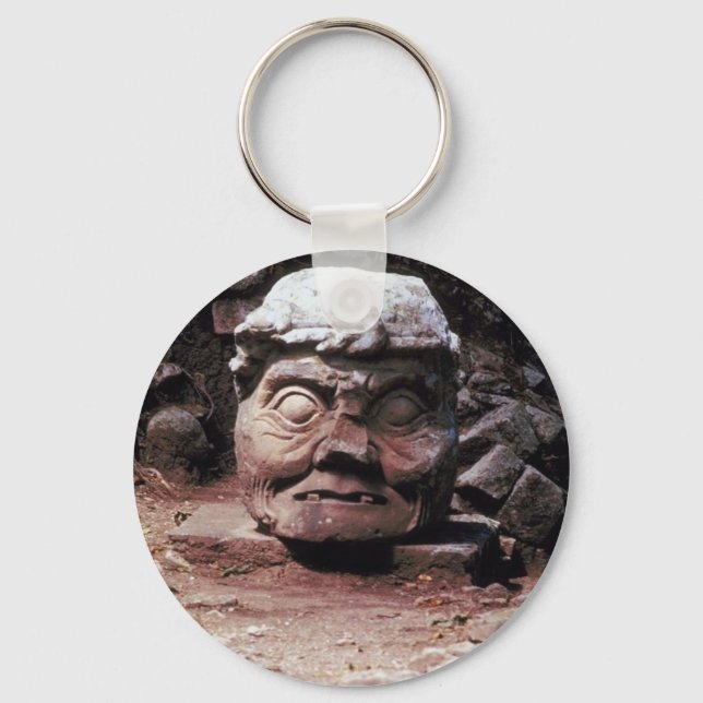 Mayan ruins of Copan - Honduras Key Ring (Front)