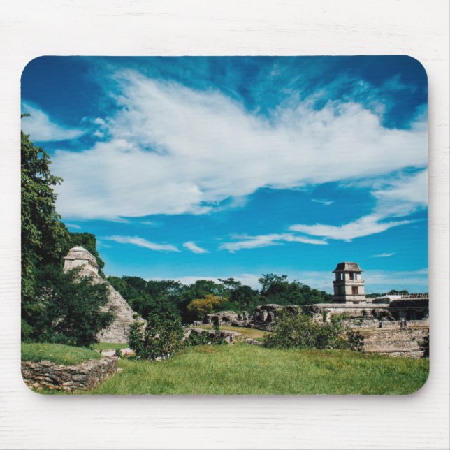 Mayan Ruins Of Palenque Mouse Pad (Front)