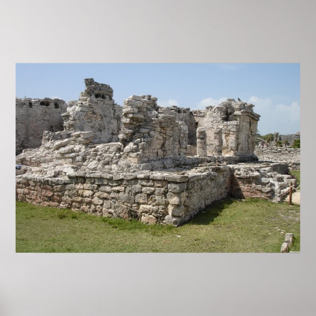 Mayan Ruins, Tulum, Mexico Poster (Front)