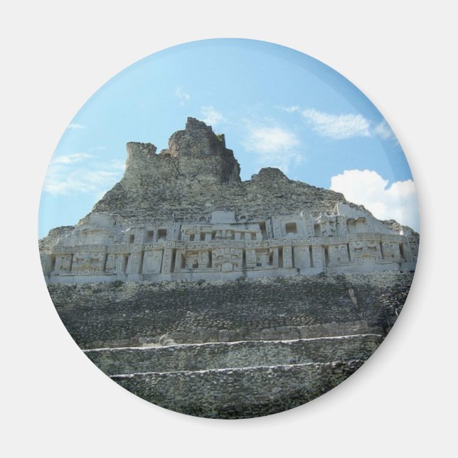 Mayan Ruins - xunantunich belise Magnet (Front)
