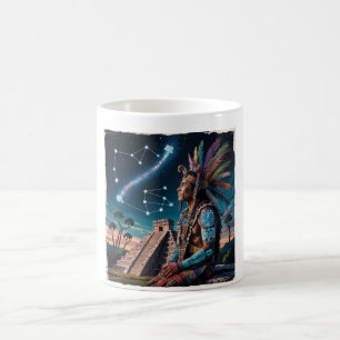 Mayan Shaman Stargazer Mug   Jungle Warrior