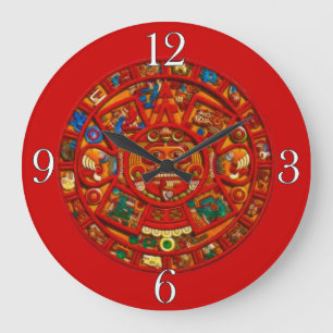 Mayan Sun Calendar Aztec Mexican History Clock