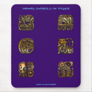 MAYAN Symbols of Power Mousepad