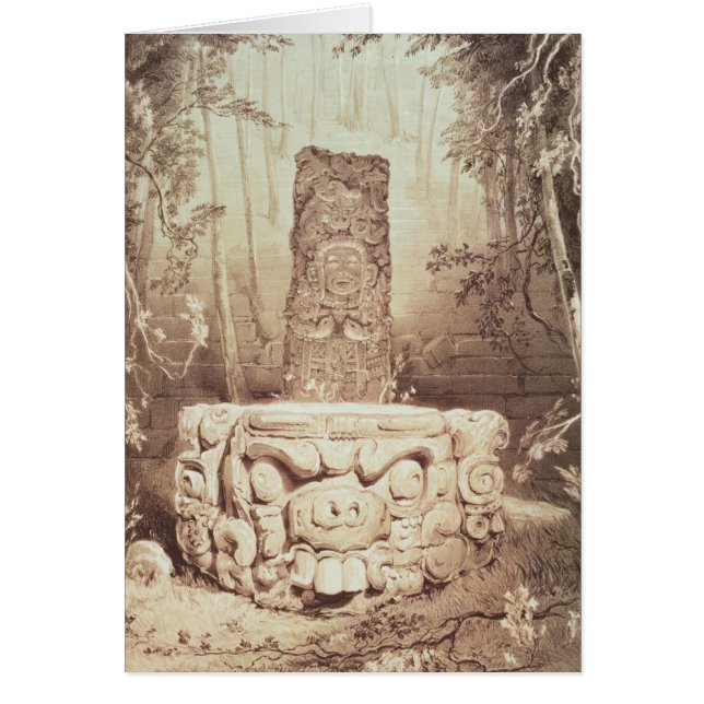 Mayan temple, Honduras (Front)